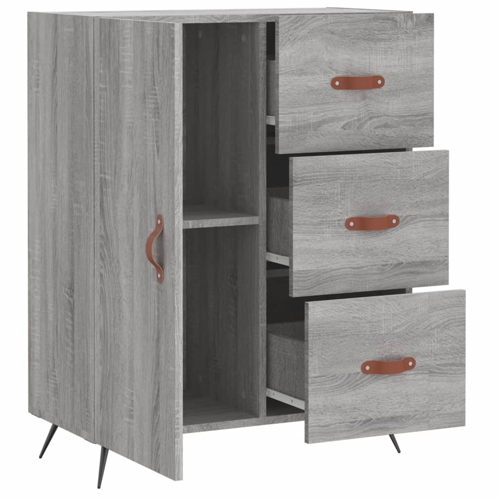 Sideboard Grau Sonoma 69,5x34x90 cm Holzwerkstoff - Pazzar.ch