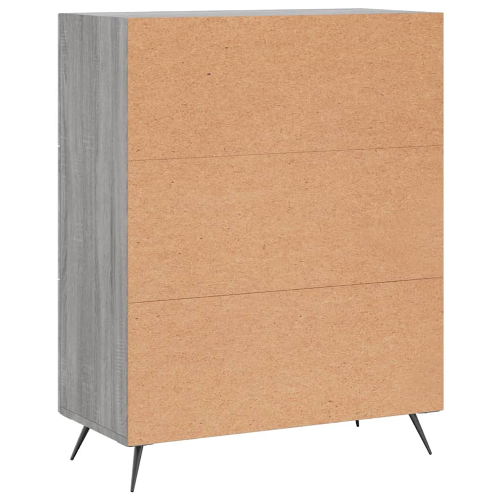 Sideboard Grau Sonoma 69,5x34x90 cm Holzwerkstoff - Pazzar.ch
