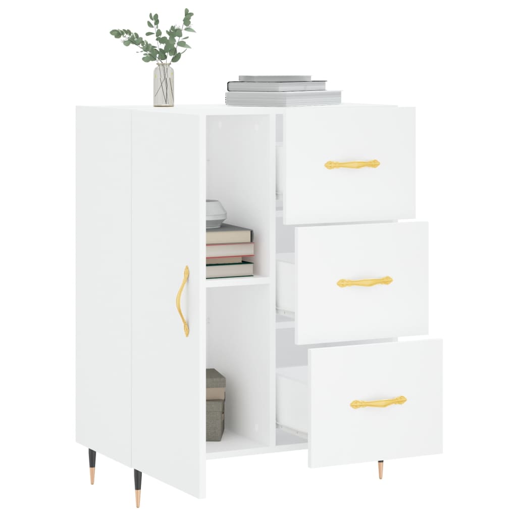 Sideboard Weiß 69,5x34x90 cm Holzwerkstoff - Pazzar.ch