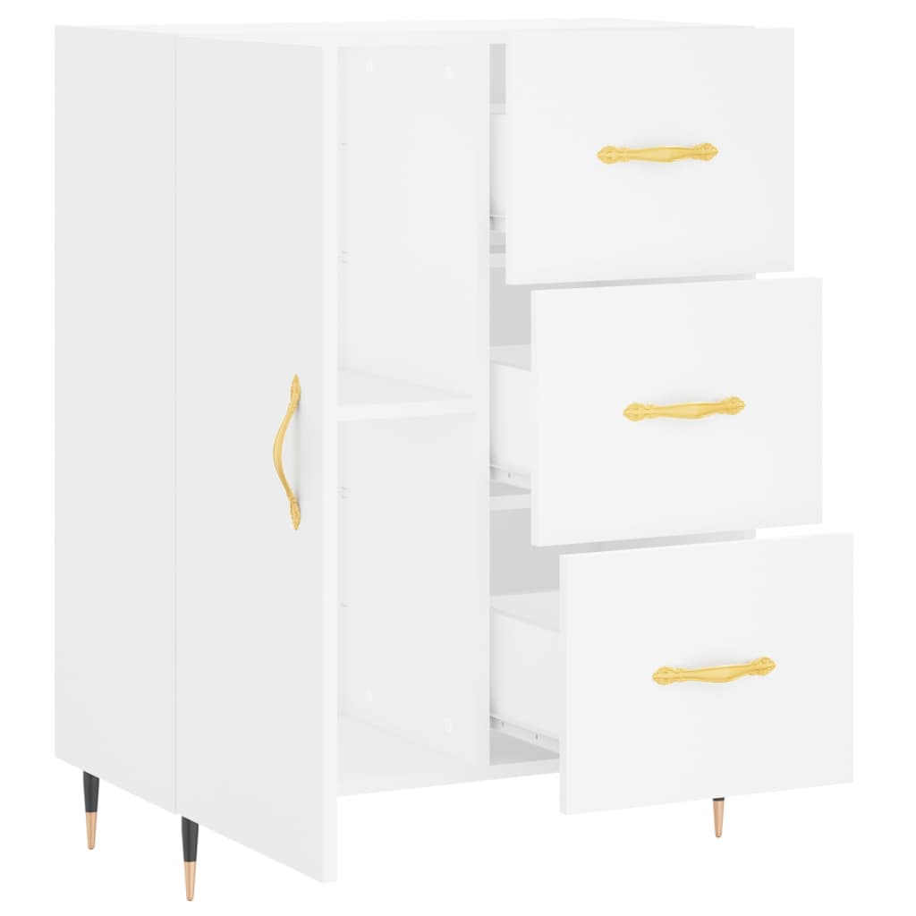 Sideboard Weiß 69,5x34x90 cm Holzwerkstoff - Pazzar.ch