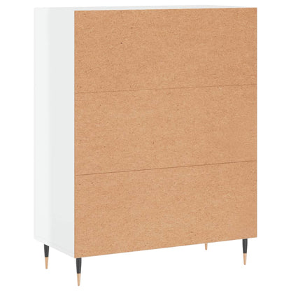 Sideboard Hochglanz-Weiß 69,5x34x90 cm Holzwerkstoff - Pazzar.ch
