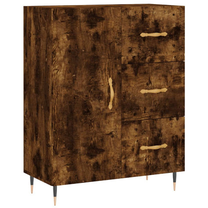 Sideboard Räuchereiche 69,5x34x90 cm Holzwerkstoff - Pazzar.ch