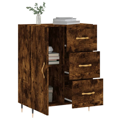 Sideboard Räuchereiche 69,5x34x90 cm Holzwerkstoff - Pazzar.ch