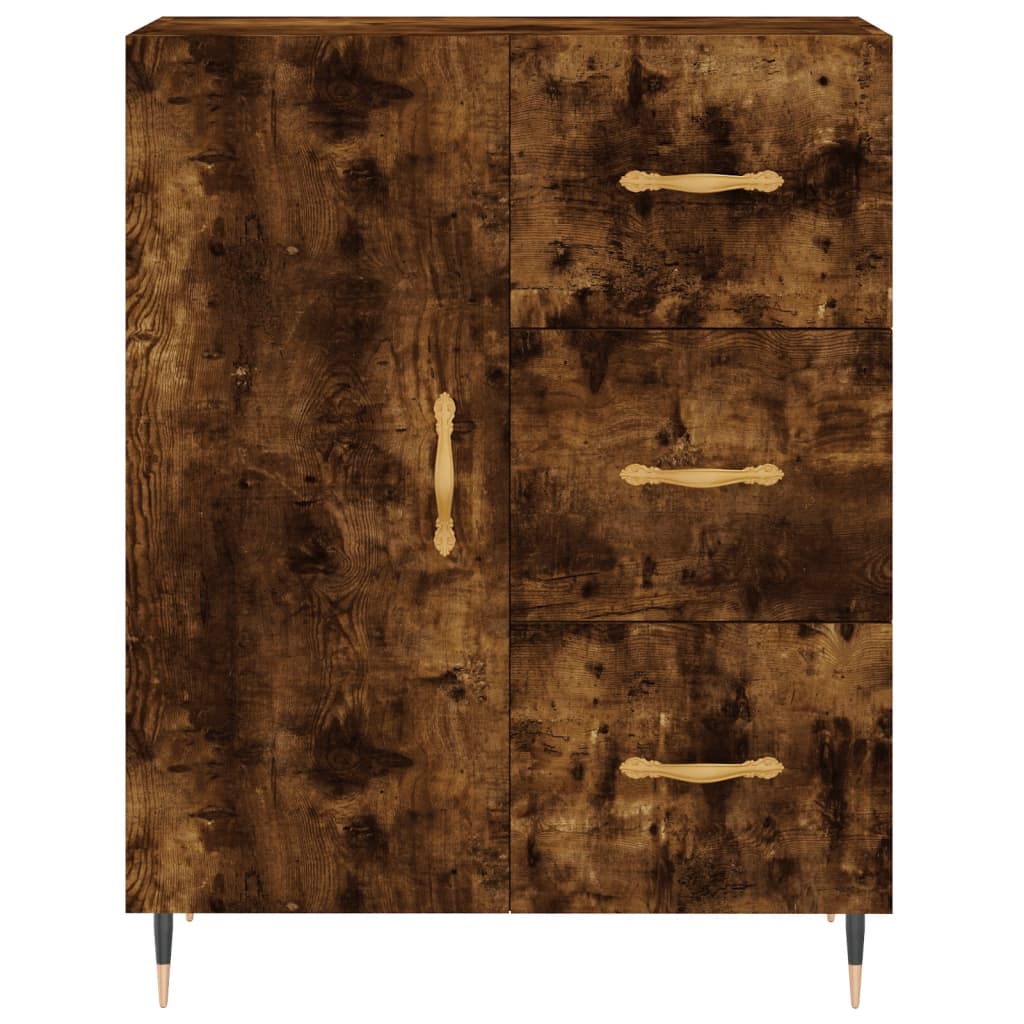 Sideboard Räuchereiche 69,5x34x90 cm Holzwerkstoff - Pazzar.ch