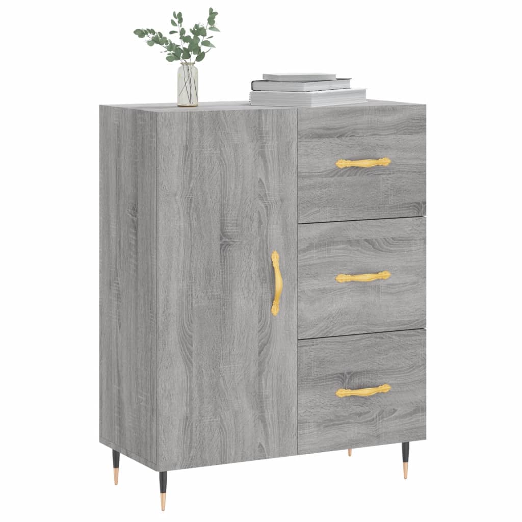 Sideboard Grau Sonoma 69,5x34x90 cm Holzwerkstoff - Pazzar.ch