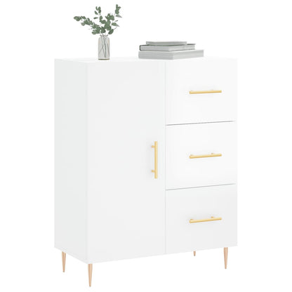 Sideboard Hochglanz-Weiß 69,5x34x90 cm Holzwerkstoff - Pazzar.ch