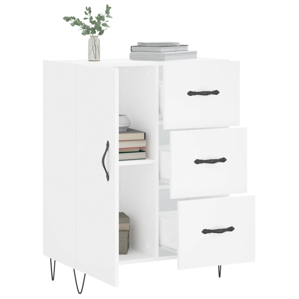 Sideboard Weiß 69,5x34x90 cm Holzwerkstoff - Pazzar.ch
