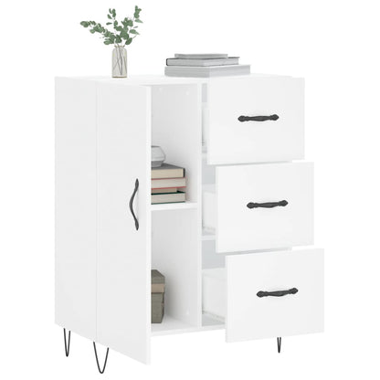 Sideboard Weiß 69,5x34x90 cm Holzwerkstoff - Pazzar.ch