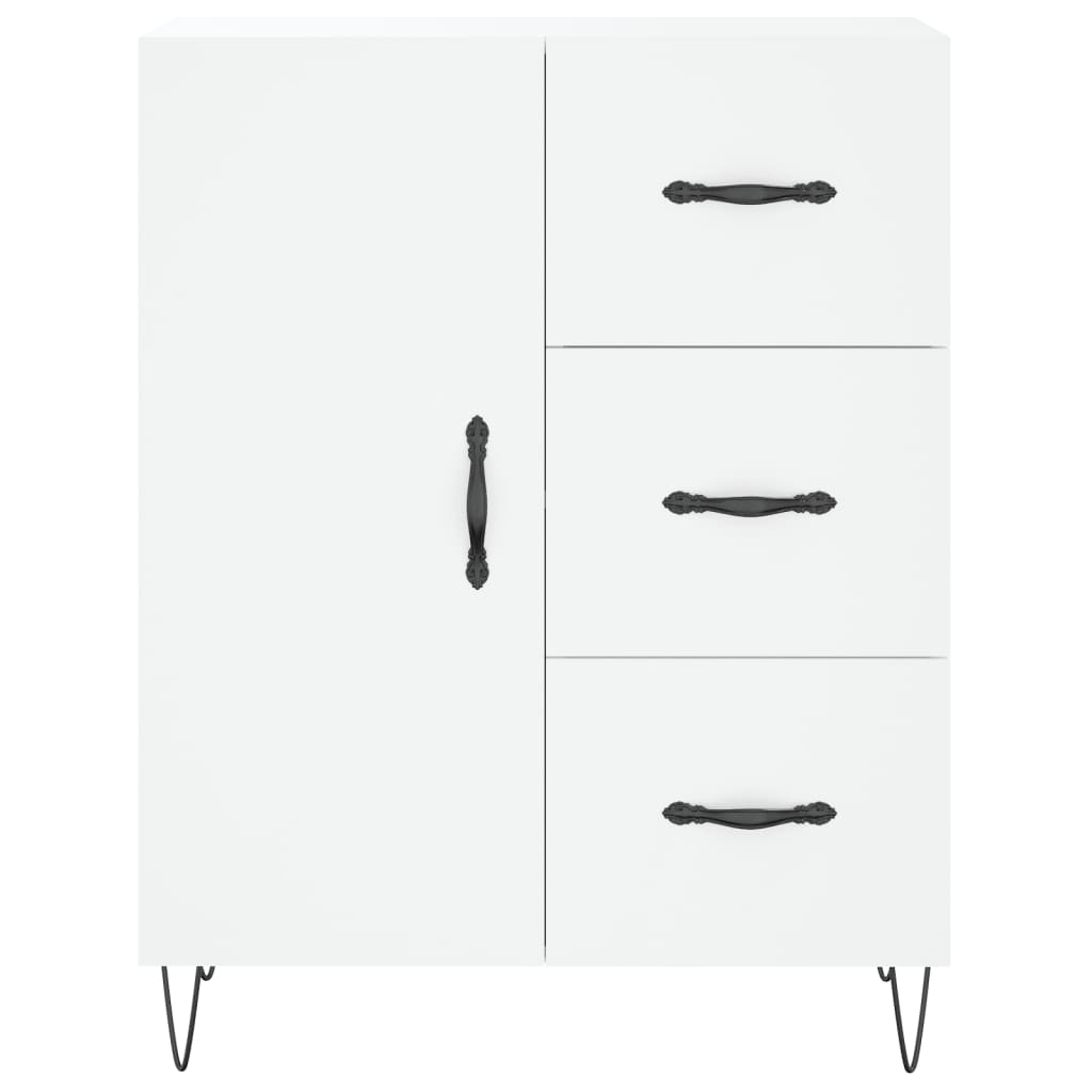 Sideboard Weiß 69,5x34x90 cm Holzwerkstoff - Pazzar.ch