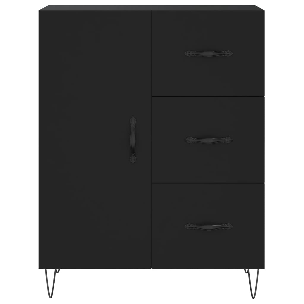 Sideboard Schwarz 69,5x34x90 cm Holzwerkstoff - Pazzar.ch