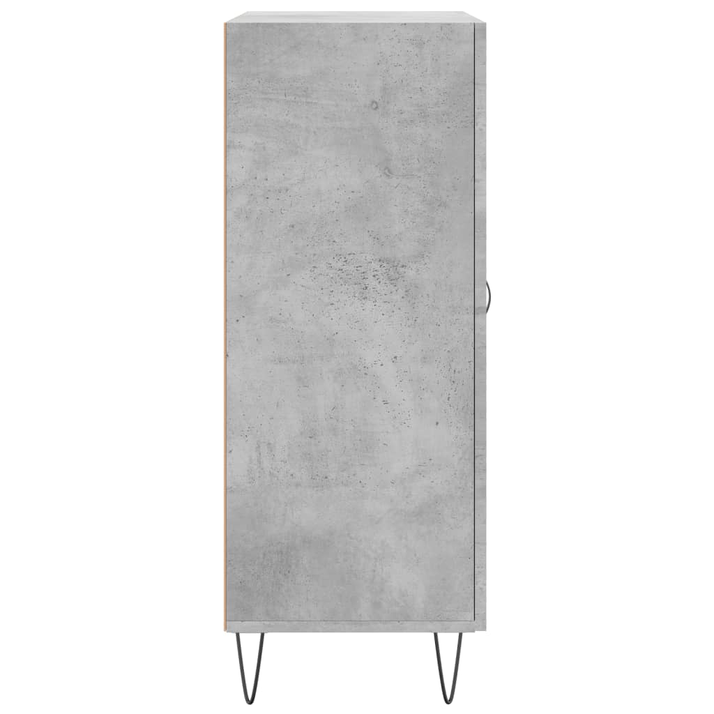 Sideboard Betongrau 69,5x34x90 cm Holzwerkstoff - Pazzar.ch