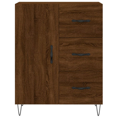 Sideboard Braun Eichen-Optik 69,5x34x90 cm Holzwerkstoff - Pazzar.ch
