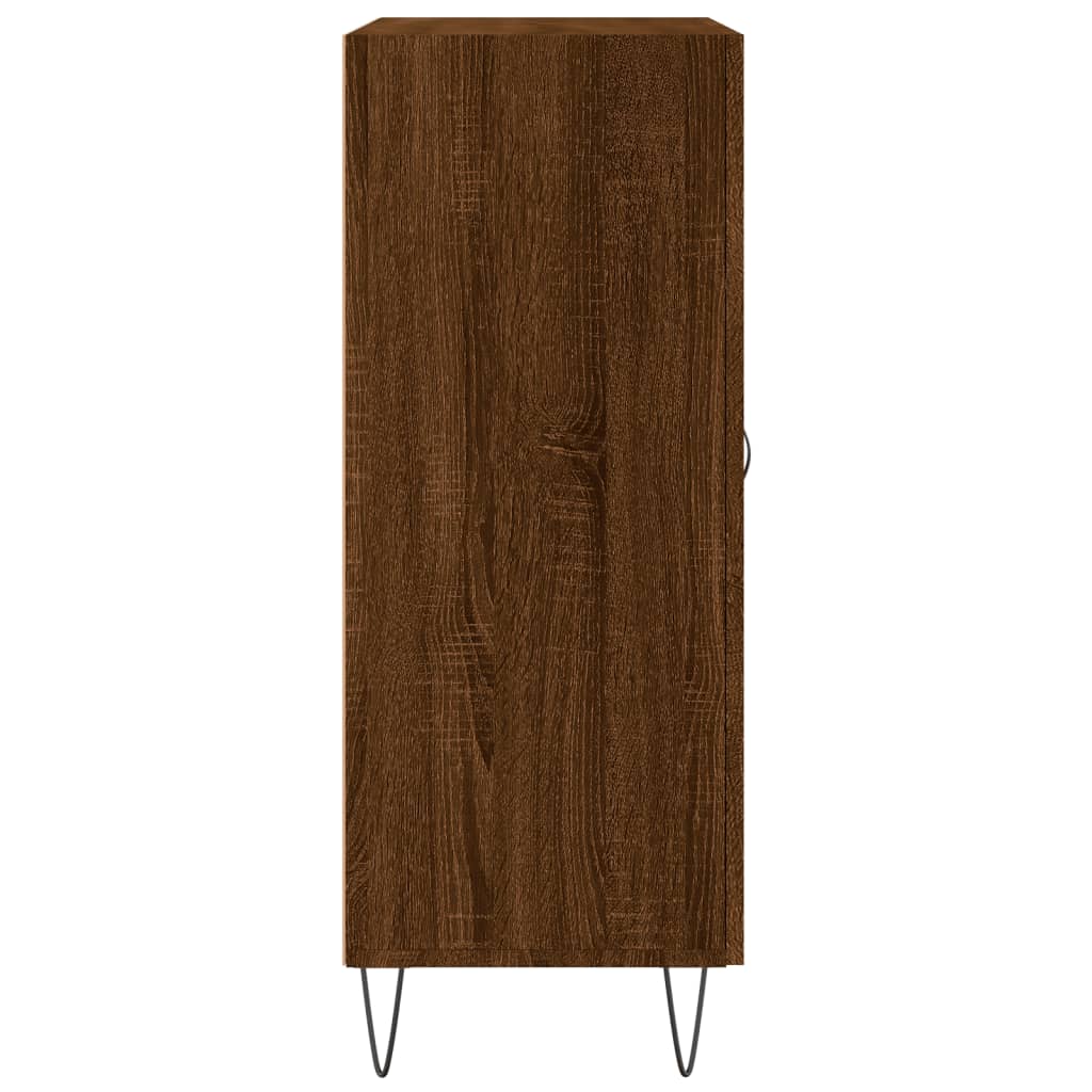 Sideboard Braun Eichen-Optik 69,5x34x90 cm Holzwerkstoff - Pazzar.ch