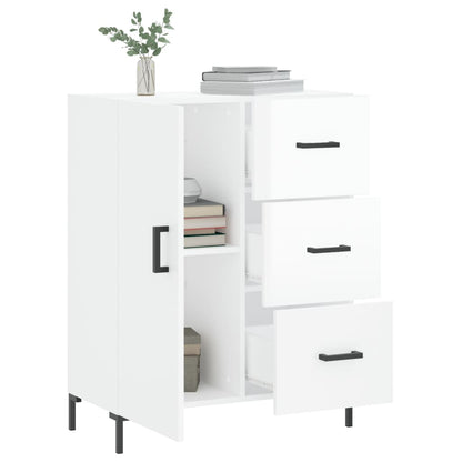 Sideboard Hochglanz-Weiß 69,5x34x90 cm Holzwerkstoff - Pazzar.ch