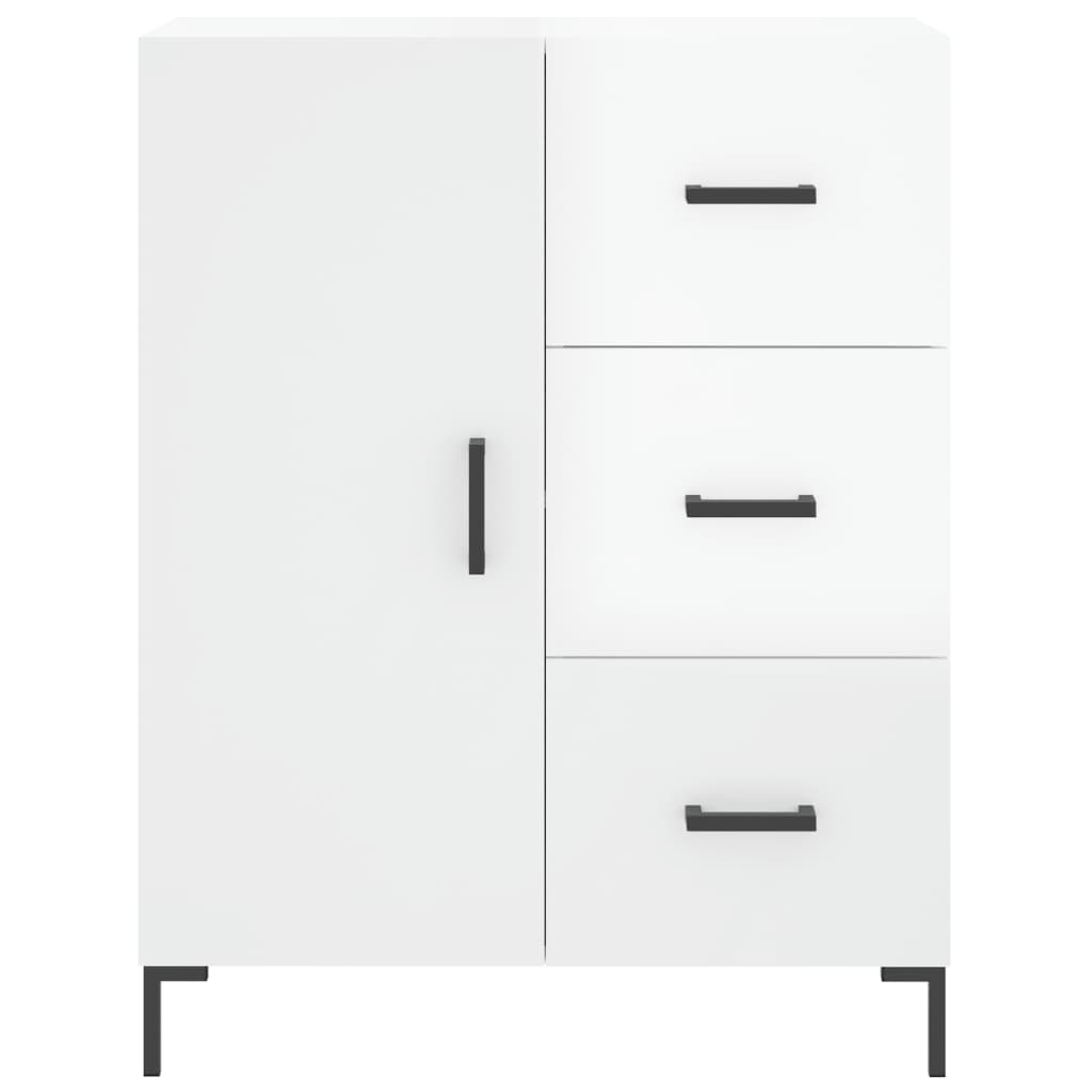 Sideboard Hochglanz-Weiß 69,5x34x90 cm Holzwerkstoff - Pazzar.ch