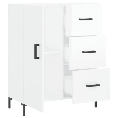 Sideboard Hochglanz-Weiß 69,5x34x90 cm Holzwerkstoff - Pazzar.ch