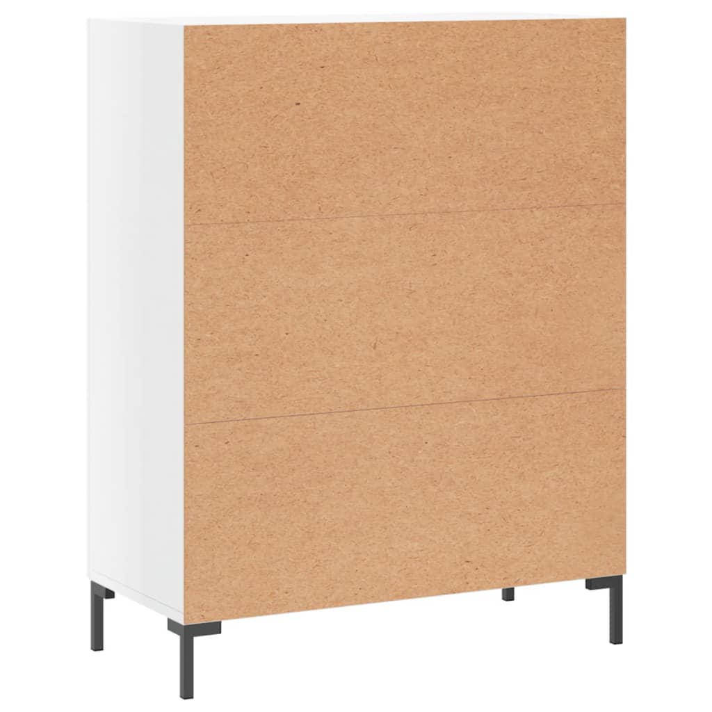 Sideboard Hochglanz-Weiß 69,5x34x90 cm Holzwerkstoff - Pazzar.ch