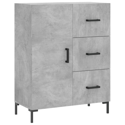 Sideboard Betongrau 69,5x34x90 cm Holzwerkstoff - Pazzar.ch