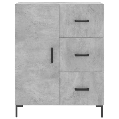 Sideboard Betongrau 69,5x34x90 cm Holzwerkstoff - Pazzar.ch
