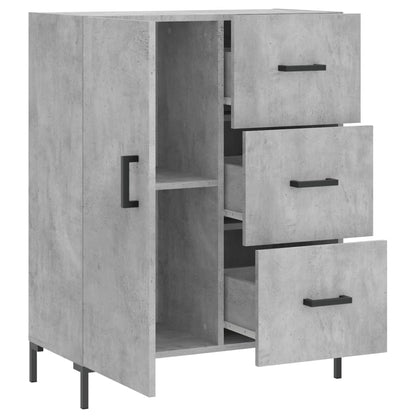 Sideboard Betongrau 69,5x34x90 cm Holzwerkstoff - Pazzar.ch