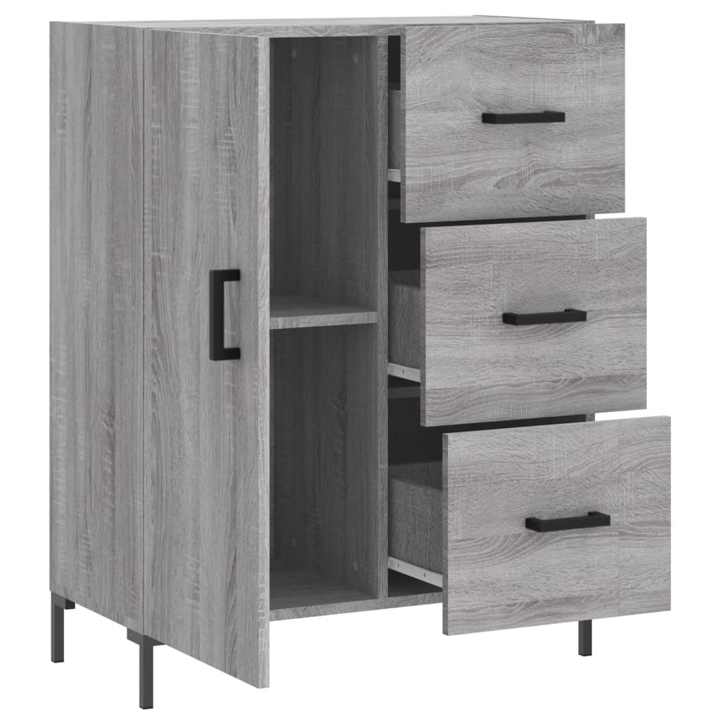 Sideboard Grau Sonoma 69,5x34x90 cm Holzwerkstoff - Pazzar.ch