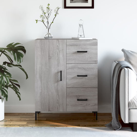 Sideboard Grau Sonoma 69,5x34x90 cm Holzwerkstoff - Pazzar.ch