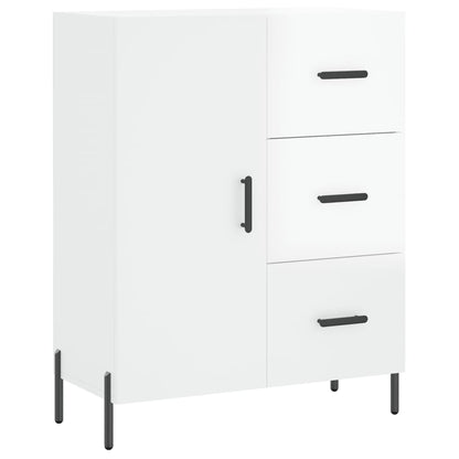 Sideboard Hochglanz-Weiß 69,5x34x90 cm Holzwerkstoff - Pazzar.ch