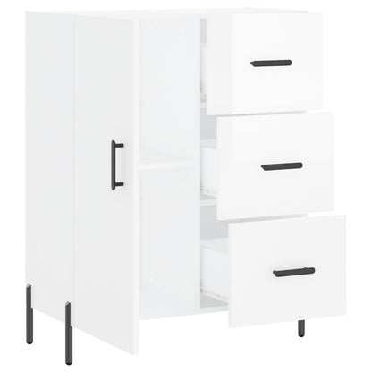 Sideboard Hochglanz-Weiß 69,5x34x90 cm Holzwerkstoff - Pazzar.ch