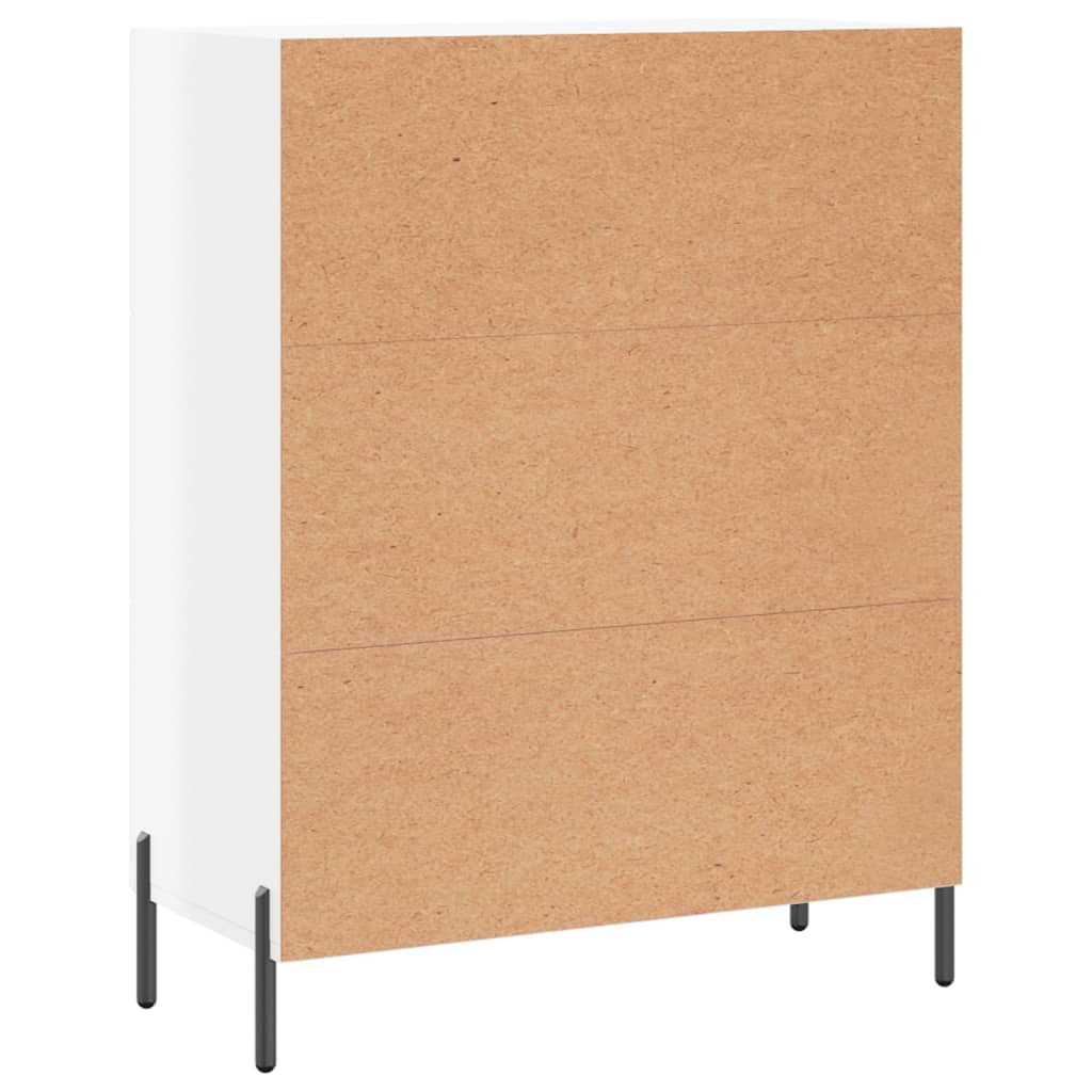 Sideboard Hochglanz-Weiß 69,5x34x90 cm Holzwerkstoff - Pazzar.ch