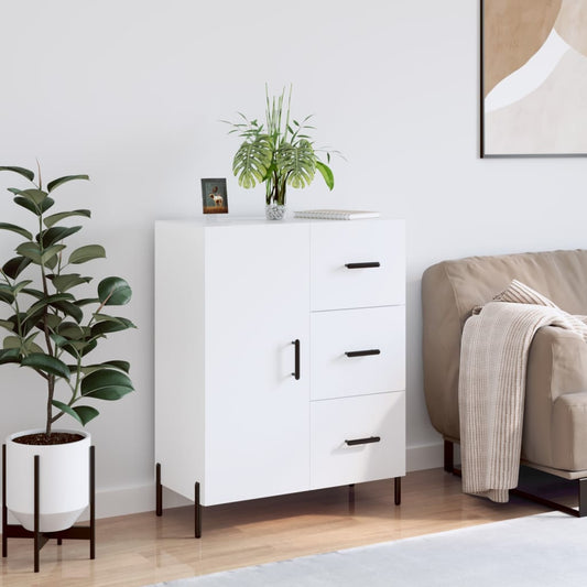 Sideboard Hochglanz-Weiß 69,5x34x90 cm Holzwerkstoff - Pazzar.ch