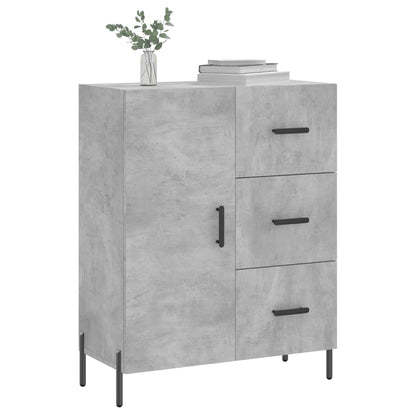 Sideboard Betongrau 69,5x34x90 cm Holzwerkstoff - Pazzar.ch