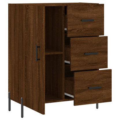 Sideboard Braun Eichen-Optik 69,5x34x90 cm Holzwerkstoff - Pazzar.ch