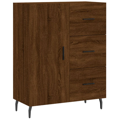 Sideboard Braun Eichen-Optik 69,5x34x90 cm Holzwerkstoff - Pazzar.ch