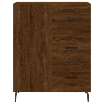 Sideboard Braun Eichen-Optik 69,5x34x90 cm Holzwerkstoff - Pazzar.ch