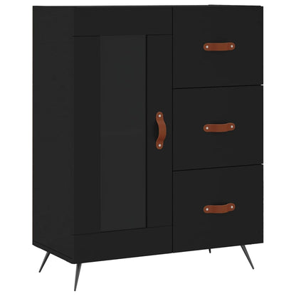 Sideboard Schwarz 69,5x34x90 cm Holzwerkstoff - Pazzar.ch