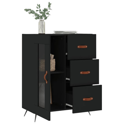 Sideboard Schwarz 69,5x34x90 cm Holzwerkstoff - Pazzar.ch