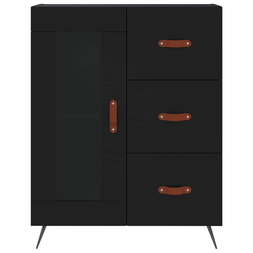 Sideboard Schwarz 69,5x34x90 cm Holzwerkstoff - Pazzar.ch