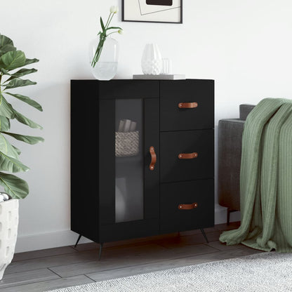 Sideboard Schwarz 69,5x34x90 cm Holzwerkstoff - Pazzar.ch