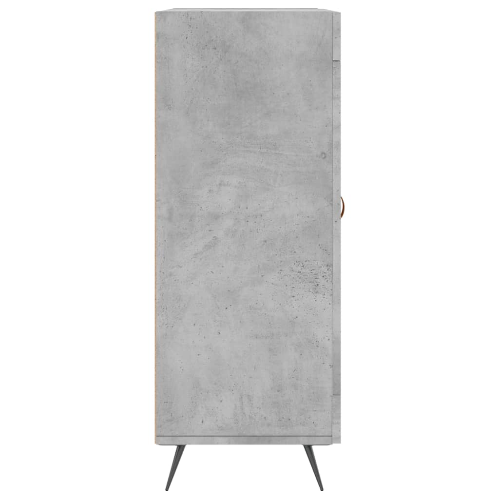 Sideboard Betongrau 69,5x34x90 cm Holzwerkstoff - Pazzar.ch