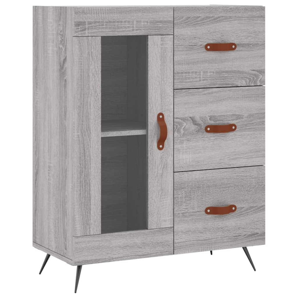 Sideboard Grau Sonoma 69,5x34x90 cm Holzwerkstoff - Pazzar.ch