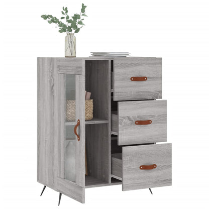 Sideboard Grau Sonoma 69,5x34x90 cm Holzwerkstoff - Pazzar.ch