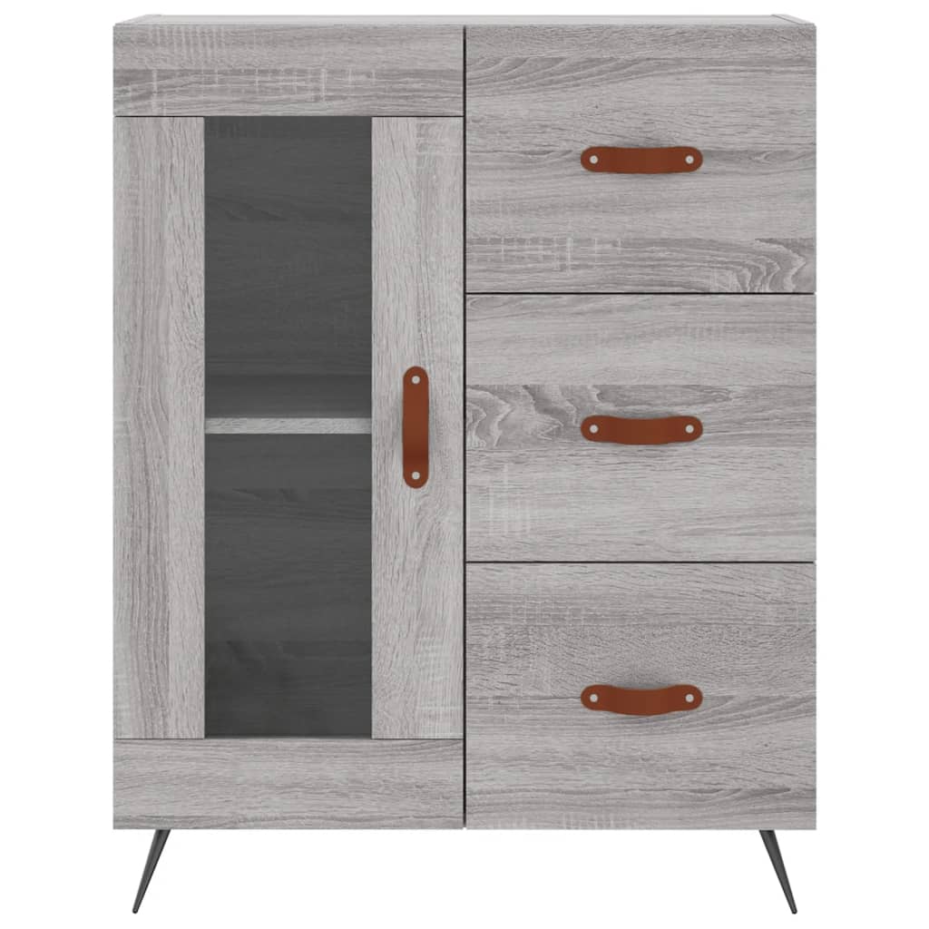 Sideboard Grau Sonoma 69,5x34x90 cm Holzwerkstoff - Pazzar.ch