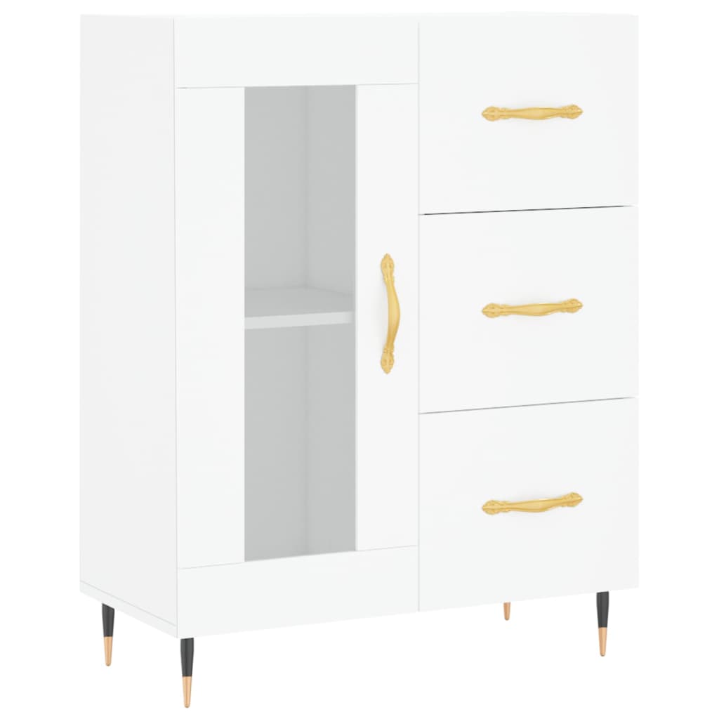 Sideboard Weiß 69,5x34x90 cm Holzwerkstoff - Pazzar.ch