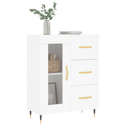 Sideboard Weiß 69,5x34x90 cm Holzwerkstoff - Pazzar.ch