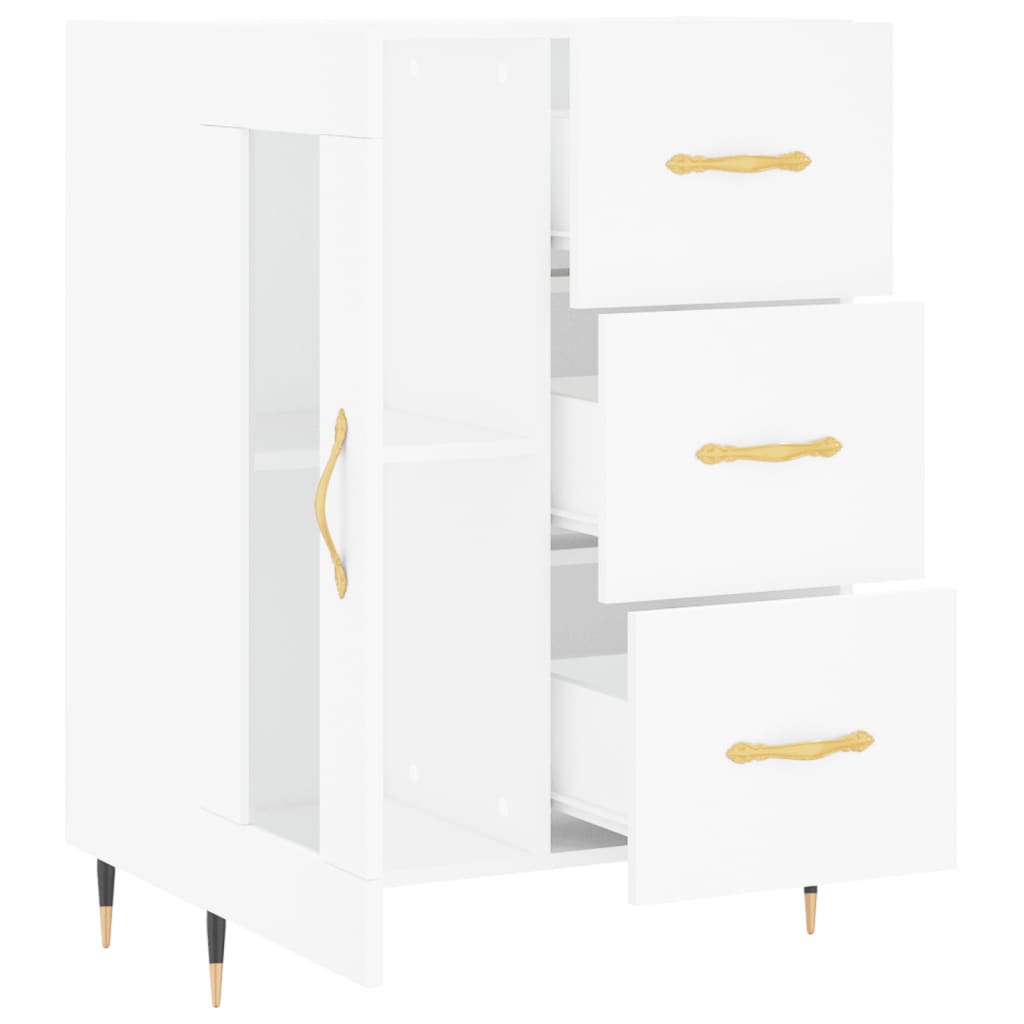 Sideboard Weiß 69,5x34x90 cm Holzwerkstoff - Pazzar.ch