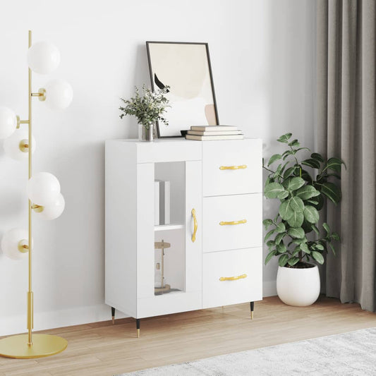 Sideboard Weiß 69,5x34x90 cm Holzwerkstoff - Pazzar.ch