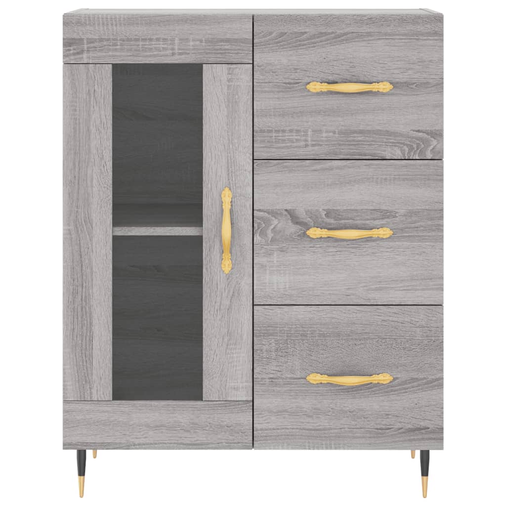 Sideboard Grau Sonoma 69,5x34x90 cm Holzwerkstoff - Pazzar.ch