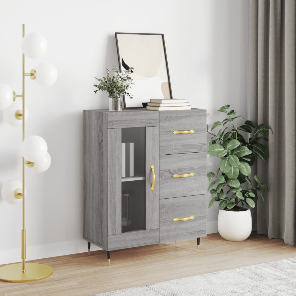 Sideboard Grau Sonoma 69,5x34x90 cm Holzwerkstoff - Pazzar.ch