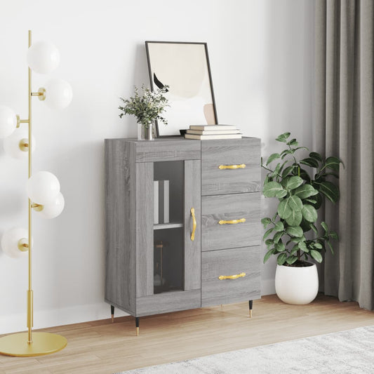 Sideboard Grau Sonoma 69,5x34x90 cm Holzwerkstoff - Pazzar.ch