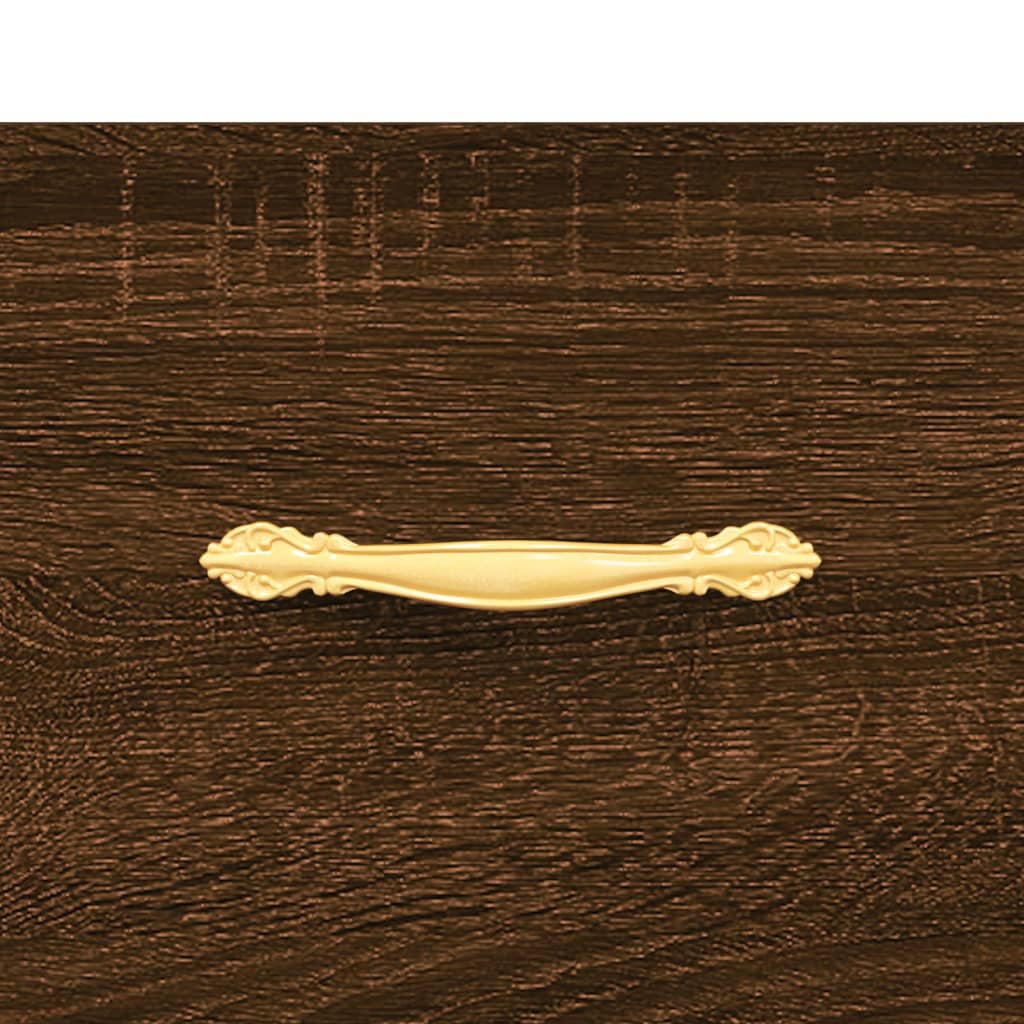 Sideboard Braun Eichen-Optik 69,5x34x90 cm Holzwerkstoff - Pazzar.ch